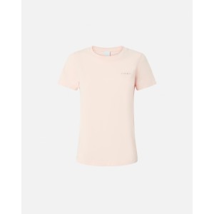Pinko Start T-Shirt Embroidered Logo Pink Μπλούζα