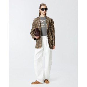 Pinko Eloise Egg Bull White Τζιν Παντελόνι