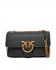 Pinko Love One Soft Mini Black Δερμάτινη Τσάντα Pinko Love One Soft Mini Black Δερμάτινη Τσάντα