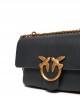 Pinko Love One Soft Mini Black Δερμάτινη Τσάντα Pinko Love One Soft Mini Black Δερμάτινη Τσάντα