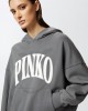 Pinko Makamba Grey Φούτερ Με Κουκούλα