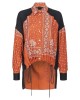 Pinko Clocks Asymmetric With Bandana Print Πουκάμισο