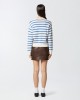 Pinko New Burgos Striped Blue Πουλόβερ