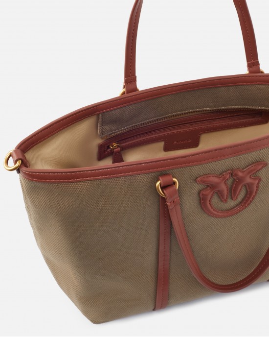 Pinko Miranda Shopper Classic Canvas Τσάντα