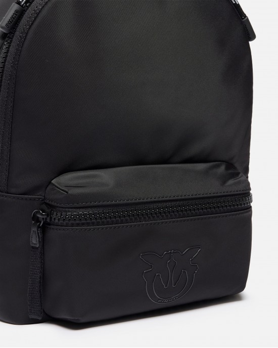 Pinko Travel Recycled Fabric Black Σακίδιο Πλάτης