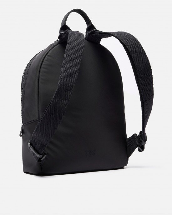 Pinko Travel Recycled Fabric Black Σακίδιο Πλάτης
