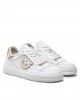 Pinko Mandy Embroidered Side Logo White Leather Παπούτσια