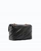 Pinko Love Puff Classic Black Leather Τσάντα