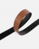 Pinko Love Berry H4 Birds Buckle Black/Brown Leather Ζώνη