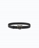 Pinko Love Birds Leather 3cm Black Ζώνη