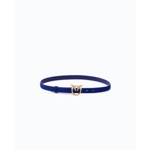 Pinko Love Berry H2 Suede Blue Ζώνη