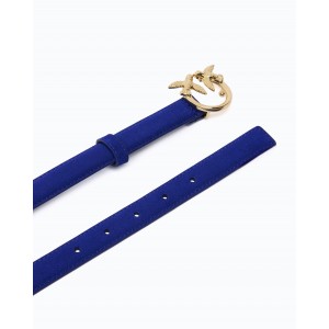 Pinko Love Berry H2 Suede Blue Ζώνη