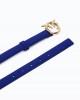 Pinko Love Berry H2 Suede Blue Ζώνη