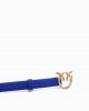 Pinko Love Berry H2 Suede Blue Ζώνη