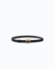 Pinko Love Berry H2 Suede Black Ζώνη