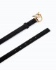 Pinko Love Berry H2 Suede Black Ζώνη