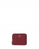 Pinko Taylor Zip Around Square Leather Red Πορτοφόλι