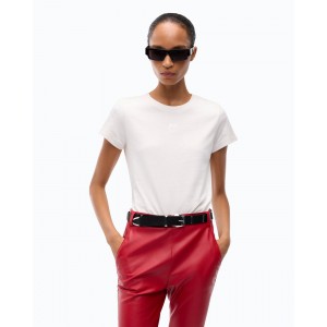 Pinko Bussolotto T-shirt Love Birds Logo White Μπλούζα