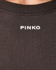 Pinko Basico T-shirt PINKO Logo Brown Μπλούζα