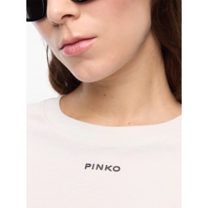 Pinko Basico T-shirt PINKO Logo White Μπλούζα