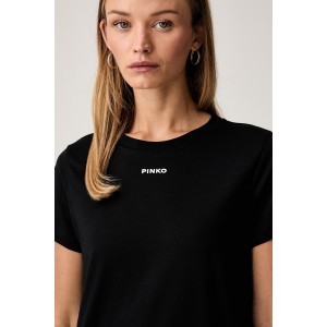 Pinko Basico T-shirt PINKO Logo Black Μπλούζα