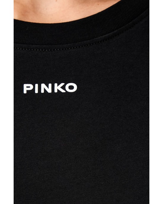 Pinko Basico T-shirt PINKO Logo Black Μπλούζα