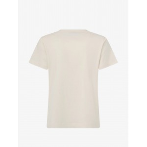 Pinko Quentin T-shirt Love Birds Jewel Maxi Embroidery Beige Μπλούζα
