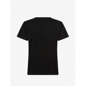 Pinko Quentin T-shirt Love Birds Jewel Maxi Embroidery Black Μπλούζα