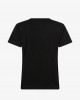 Pinko Quentin T-shirt Love Birds Jewel Maxi Embroidery Black Μπλούζα