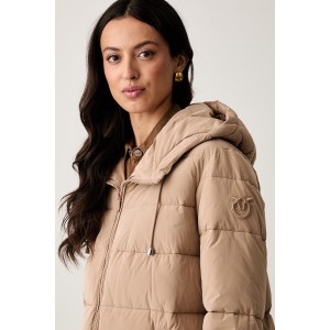 Pinko Eleodoro Beige Μπουφάν
