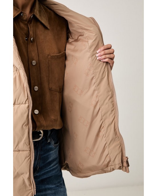 Pinko Eleodoro Beige Μπουφάν