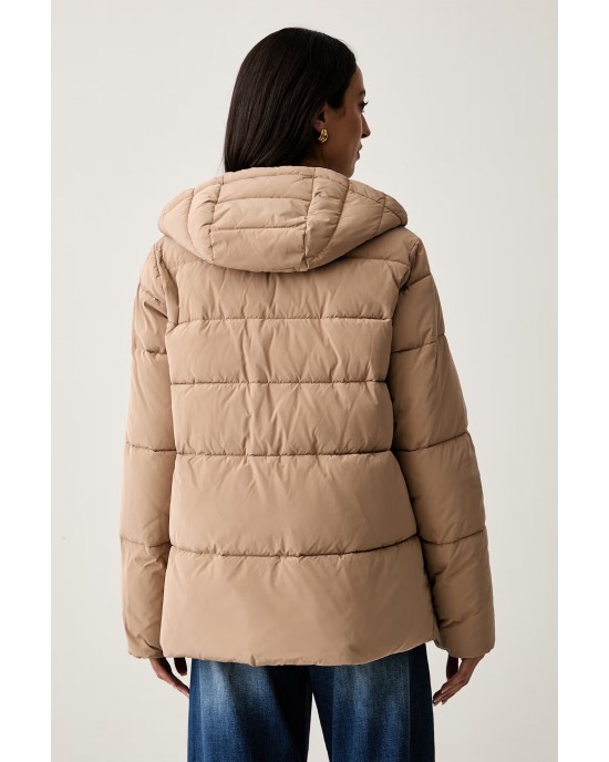 Pinko Eleodoro Beige Μπουφάν