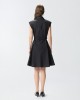 Pinko Anaceta Shirt Dress With Love Birds Belt Black Φόρεμα