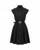 Pinko Anaceta Popeline Black Φόρεμα
