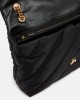 Pinko Extra Love Bag Puff Maxi Crossbody Quilted Nylon Black Τσάντα Ώμου
