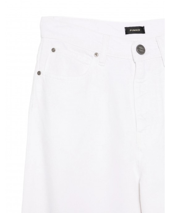 Pinko Estelle Egg White Τζιν Παντελόνι