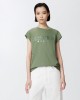 Pinko Marrakech T-shirt Slim-fit Lover Green Μπλούζα
