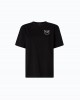 Pinko Strepitoso T-shirt Love Birds Jewel Detail Black Μπλούζα