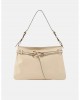 Pinko Belt Bag Big Large Leather Beige Τσάντα Ώμου