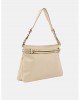 Pinko Belt Bag Big Large Leather Beige Τσάντα Ώμου