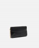 Pinko Click Soft Horizontal Mini Crossbody Clutch Black Shine Leather Τσάντα