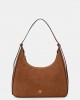 Pinko Miss Pinko Classic Suede Brown Τσάντα