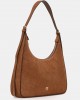 Pinko Miss Pinko Classic Suede Brown Τσάντα