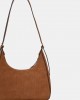 Pinko Miss Pinko Classic Suede Brown Τσάντα
