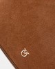Pinko Miss Pinko Classic Suede Brown Τσάντα