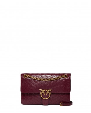Pinko Love One Light Classic Castano Τσάντα Ώμου