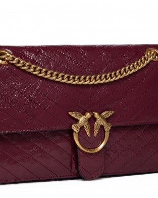 Pinko Love One Light Classic Castano Τσάντα Ώμου