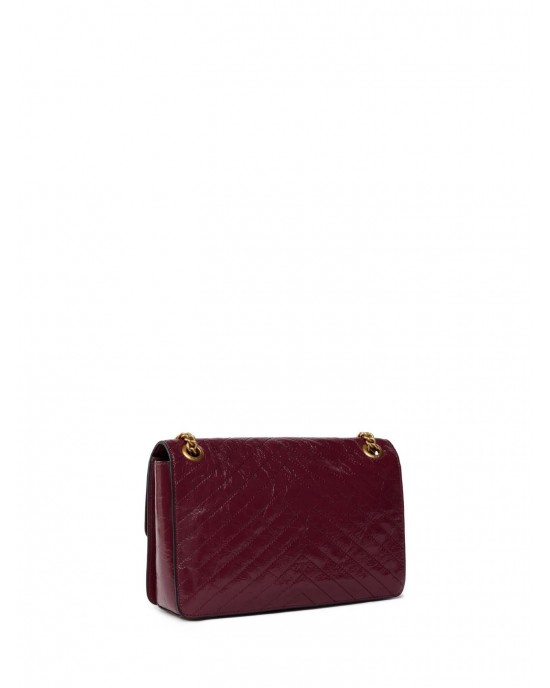 Pinko Love One Light Classic Castano Τσάντα Ώμου