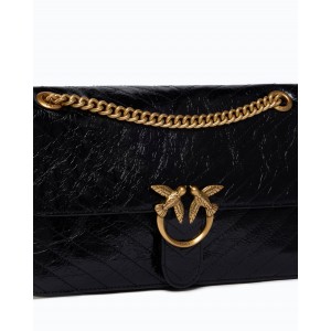 Pinko Love One Light Classic Black Τσάντα Ώμου