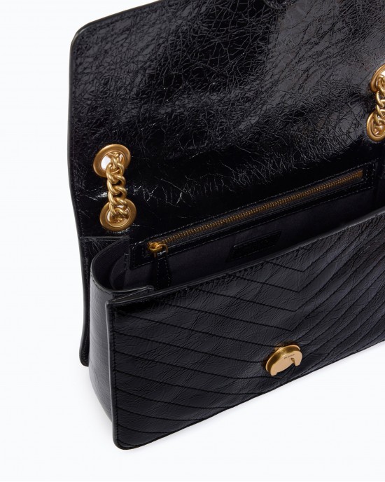Pinko Love One Light Classic Black Τσάντα Ώμου